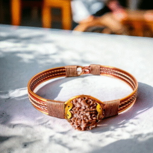 7 Mukhi Original Nepali Pure Copper Rudraksha Bracelet – Shiv Shakti Ratna