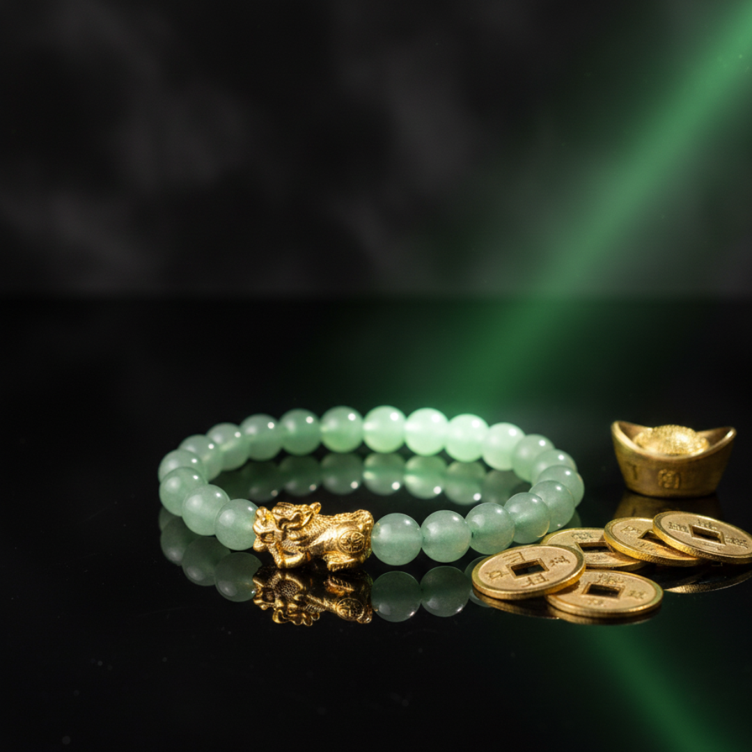 Green Aventurine Pixiu Bracelet – Shiv Shakti Ratna - Image 3
