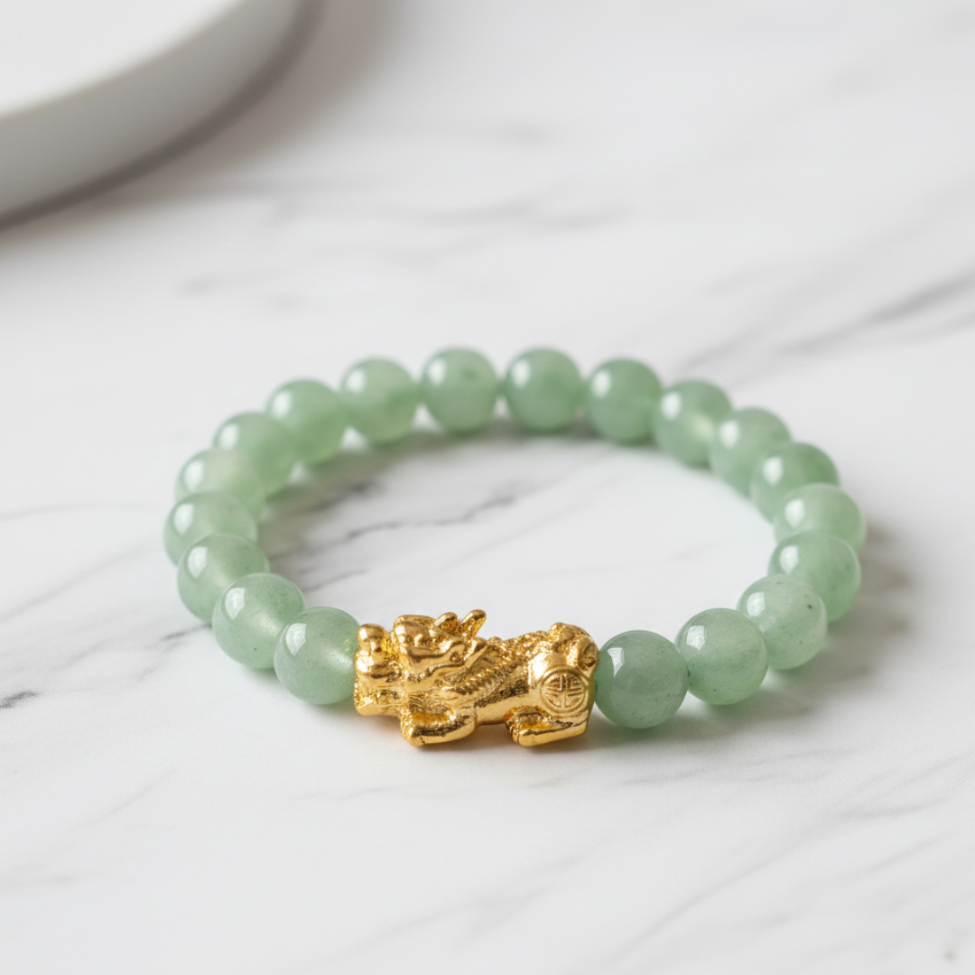 Green Aventurine Pixiu Bracelet – Shiv Shakti Ratna