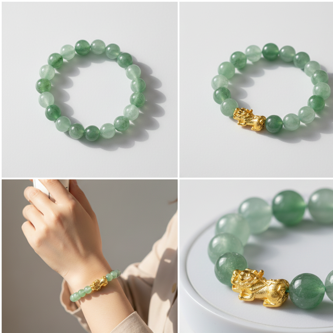 Green Aventurine Pixiu Bracelet – Shiv Shakti Ratna - Image 12