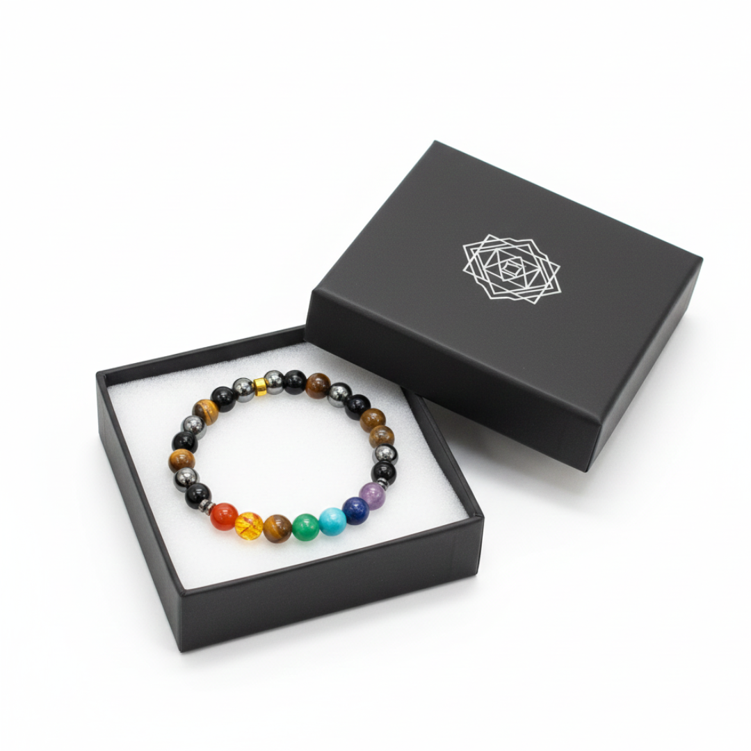7 Chakra Triple Protection Bracelet Shiv Sakti Ratna - Image 8