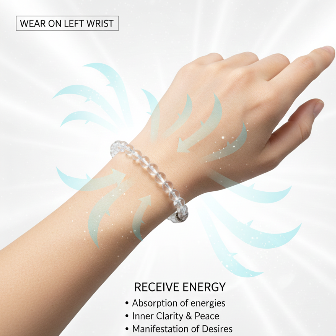 Clear Quartz Bracelet – Shiv Sakti Ratna - Image 13