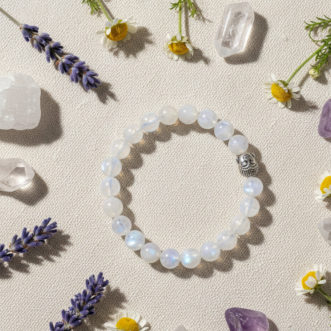 Rainbow Moonstone Bracelet – Shiv Shakti Ratna