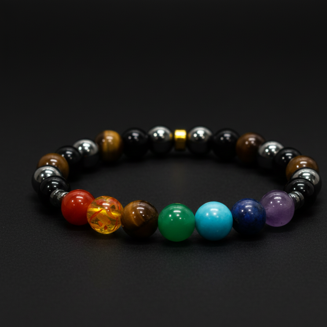 7 Chakra Triple Protection Bracelet Shiv Sakti Ratna - Image 7