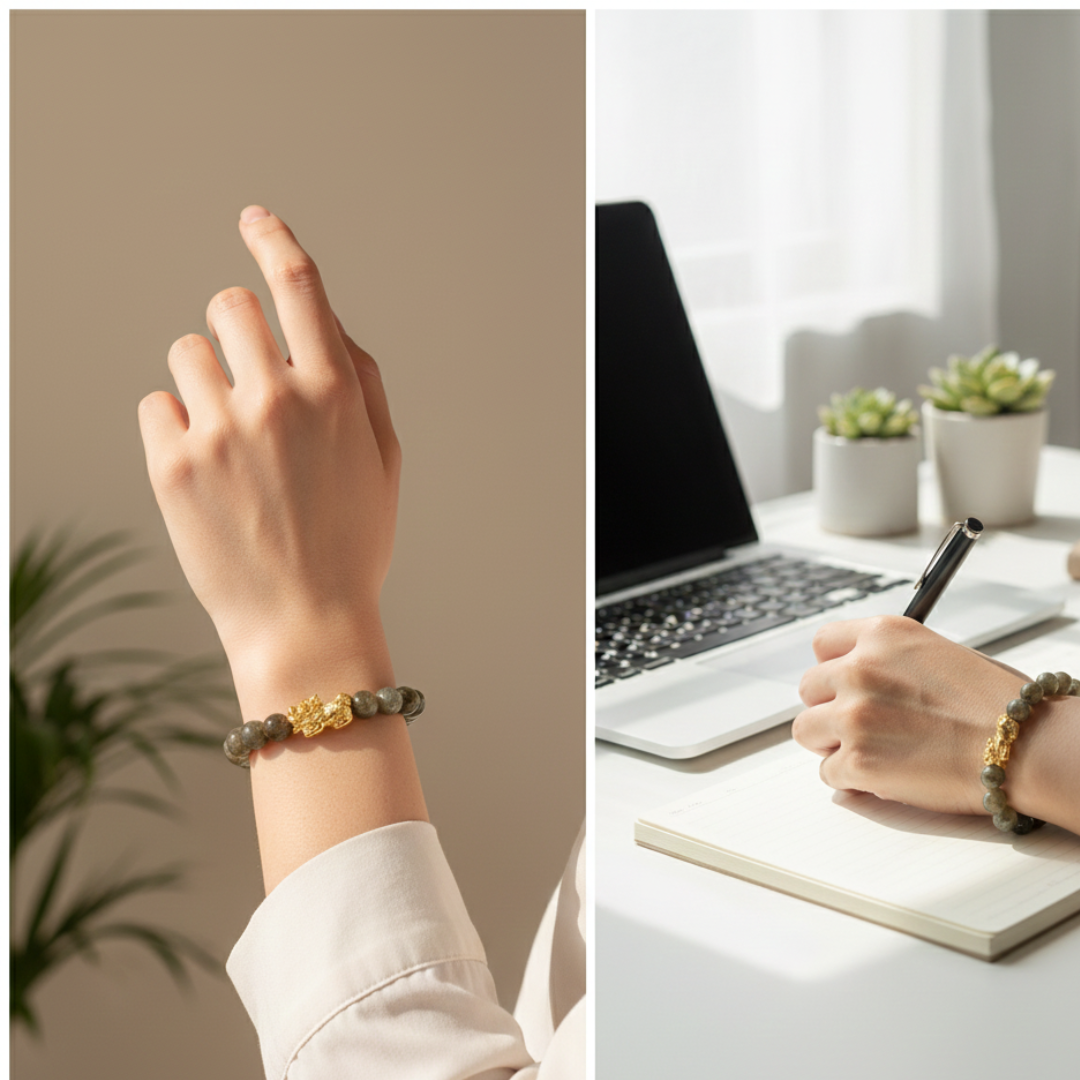 Labradorite Pixiu Bracelet – Shiv Shakti Ratna - Image 5