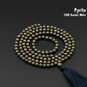 Pyrite Crystal Mala – Shiv Shakti Ratna