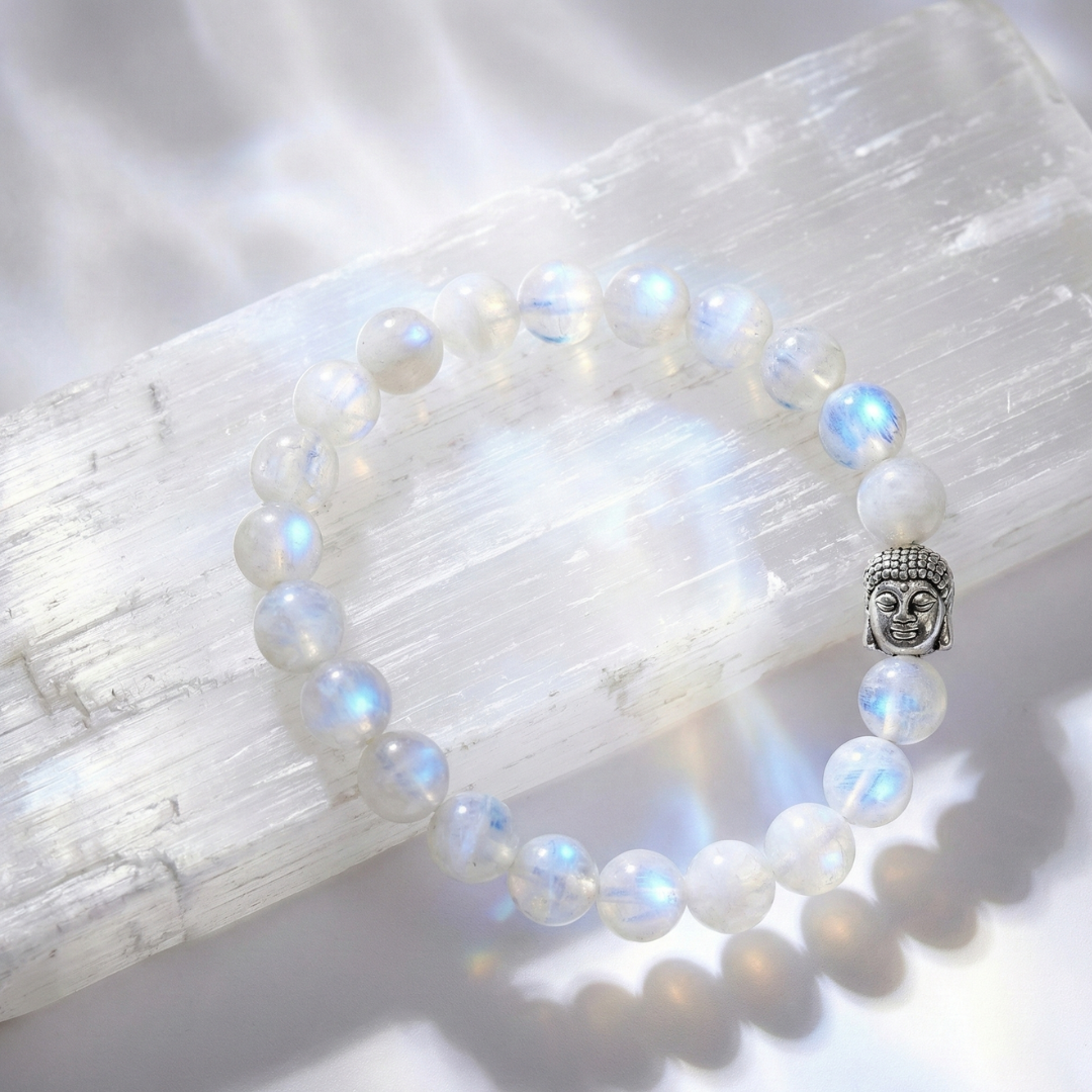Rainbow Moonstone Bracelet – Shiv Shakti Ratna - Image 10