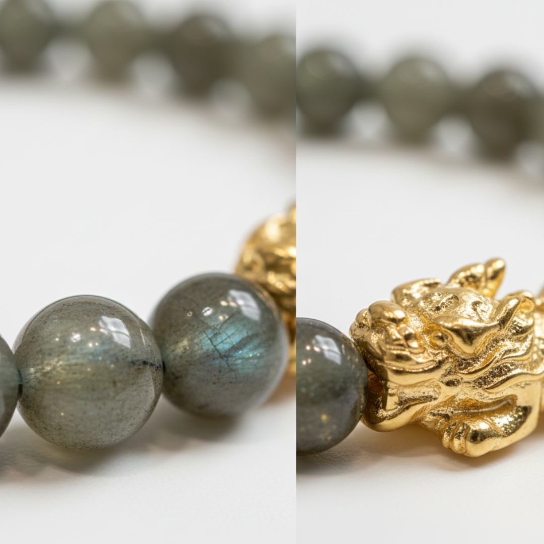 Labradorite Pixiu Bracelet – Shiv Shakti Ratna - Image 4