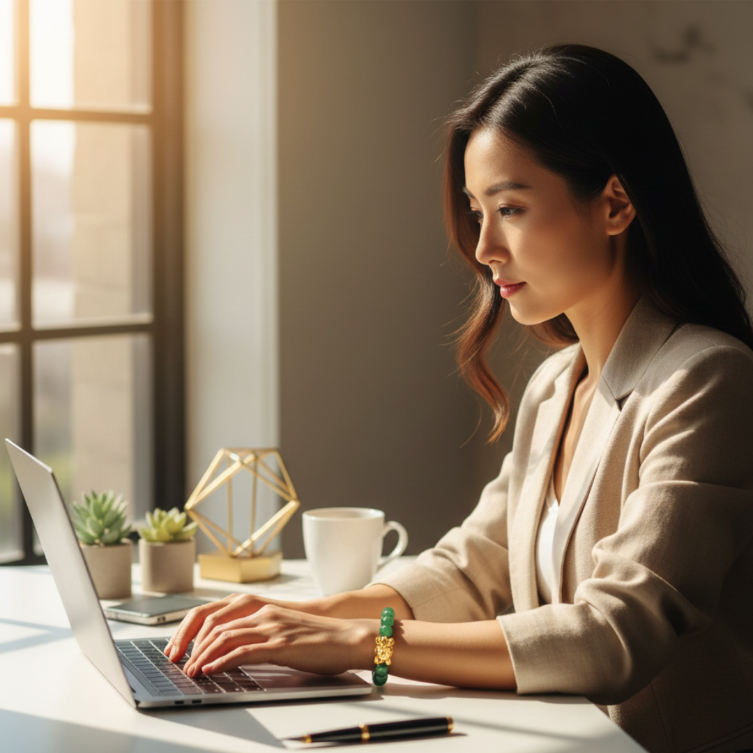 Green Aventurine Pixiu Bracelet – Shiv Shakti Ratna - Image 9