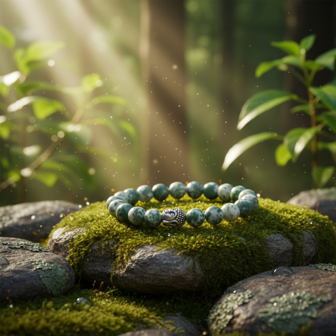 Tree Agate Bracelet – Shiv Shakti Ratna - Image 4