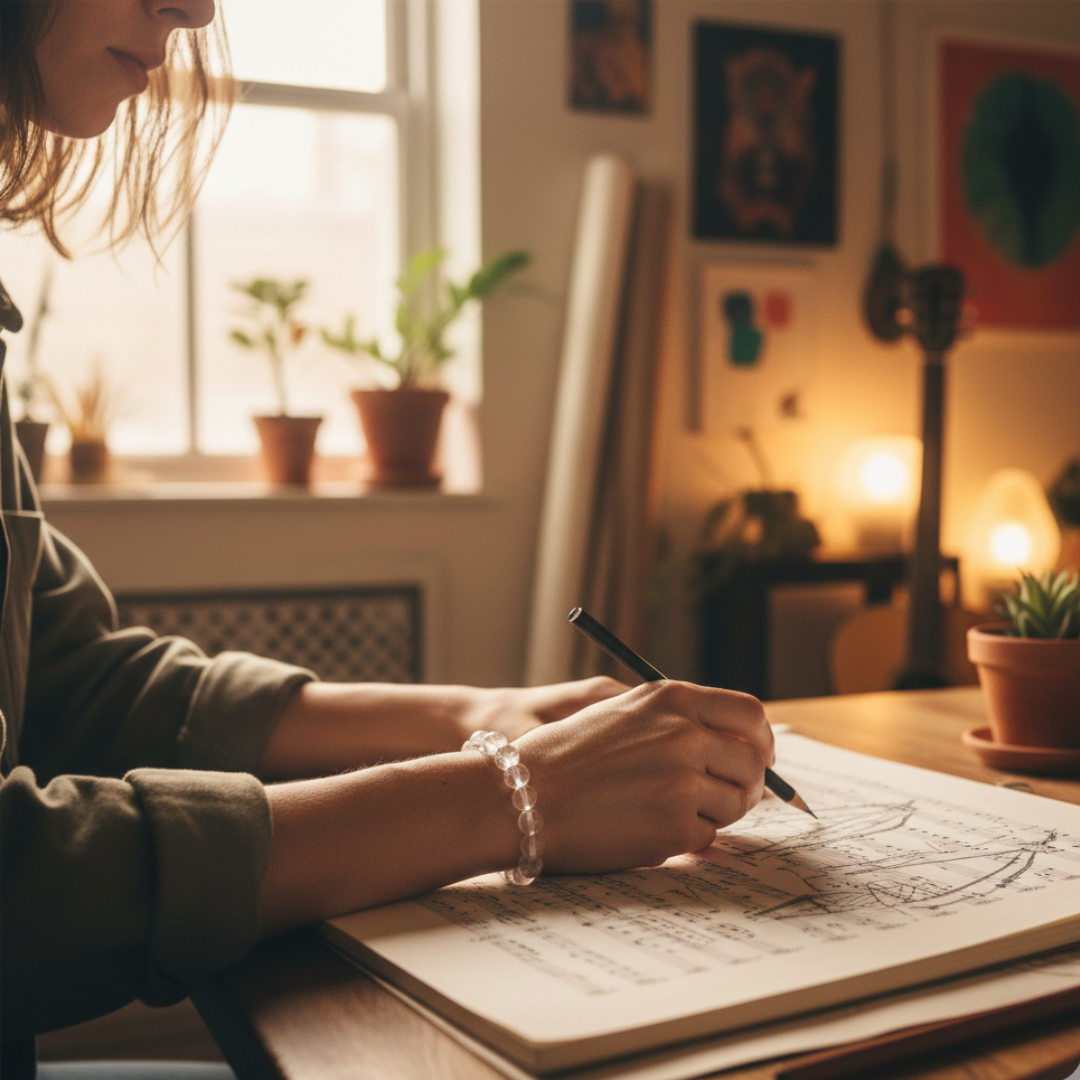 Clear Quartz Bracelet – Shiv Shakti Ratna - Image 6