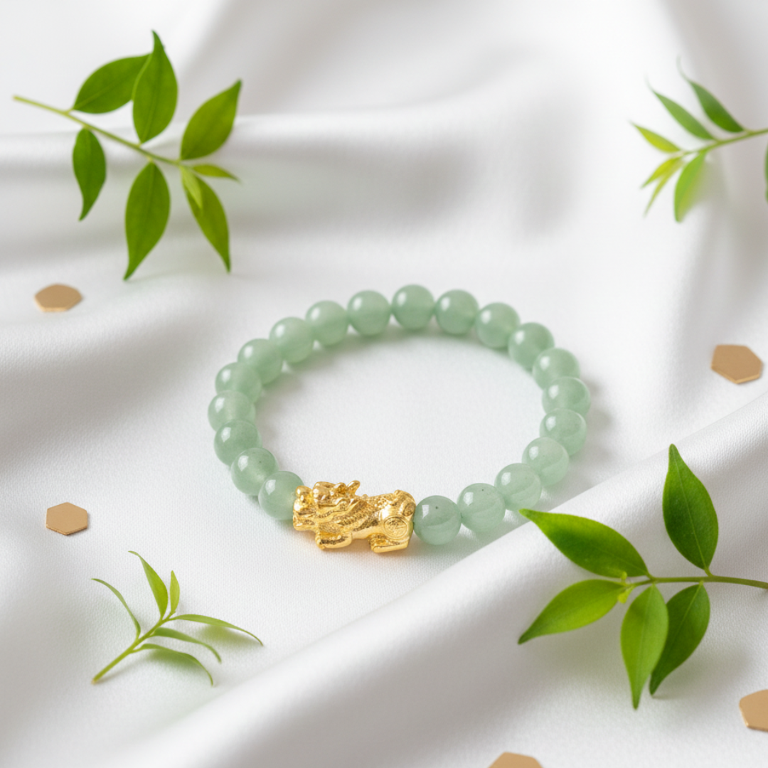 Green Aventurine Pixiu Bracelet – Shiv Shakti Ratna - Image 6