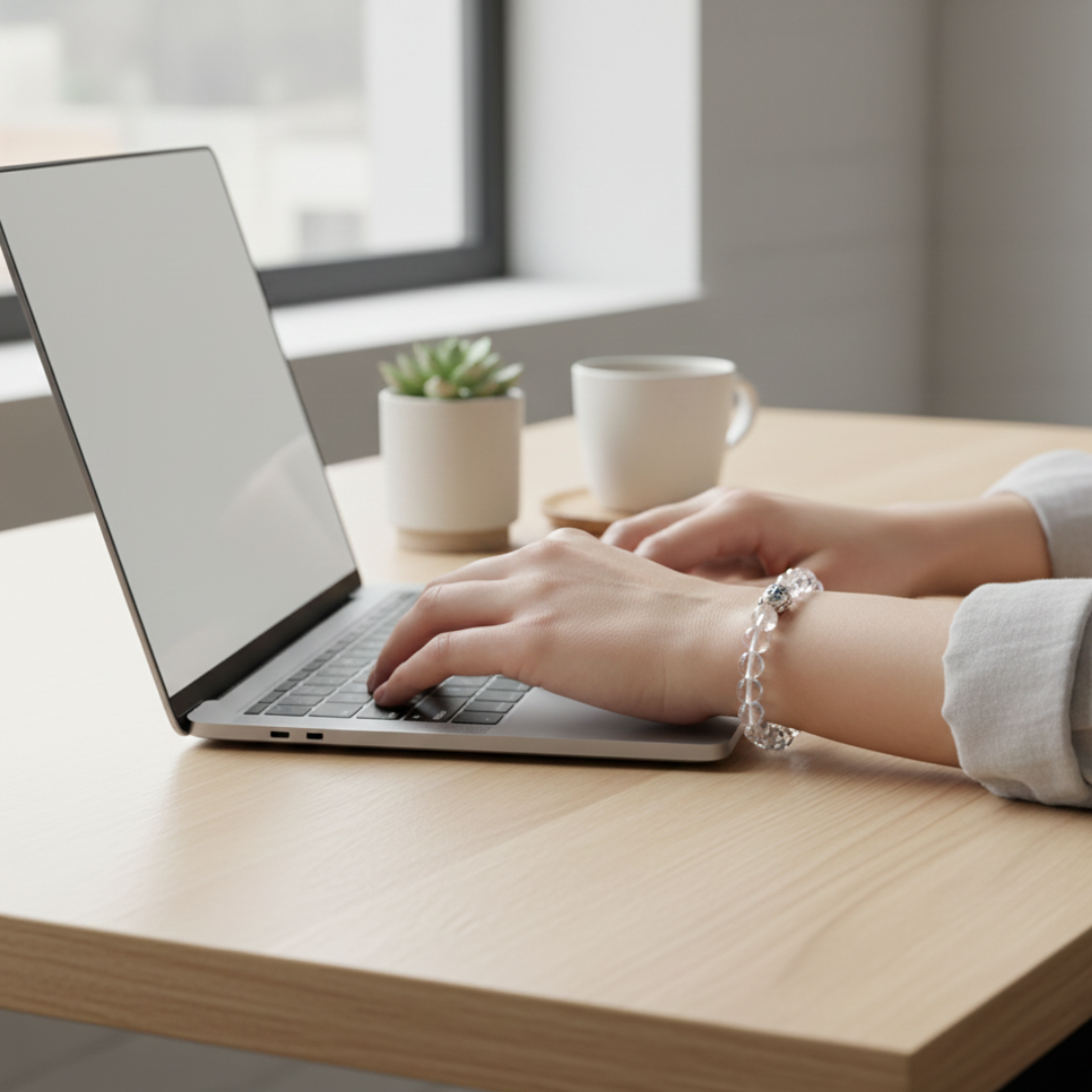 Clear Quartz Bracelet – Shiv Shakti Ratna - Image 5